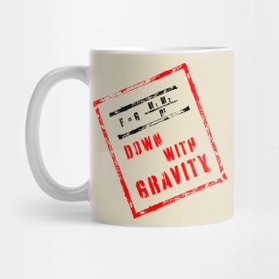 Down With Gravity Stunts and Extreme Sports Mug